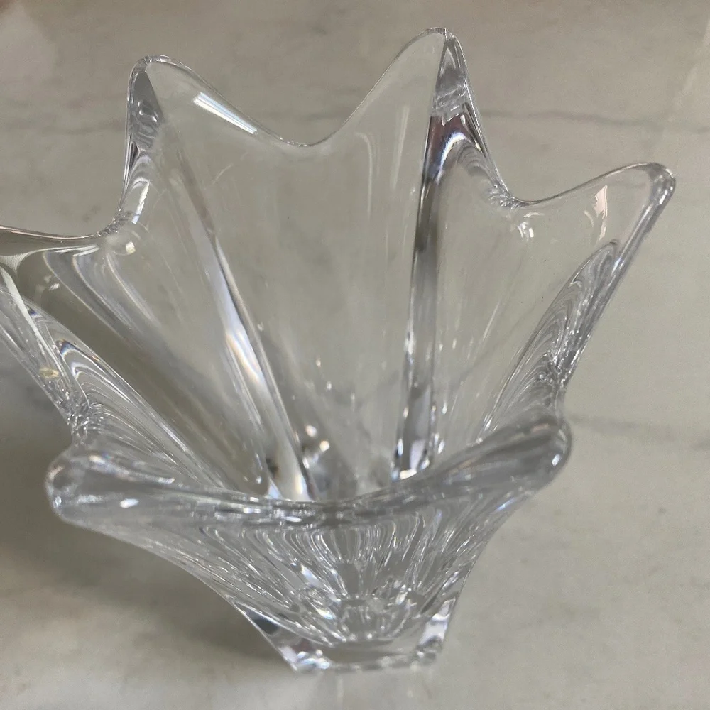Vintage Crystal Vase by Orrefors Sweden